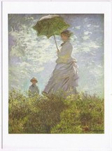 Postcard Claude Monet Woman With A Parasol 4 x 6 - $3.66