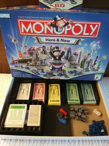 Primary image for Parker Brothers MONOPOLY Here & Now Edition America Has Voted! 2006 Board Game 