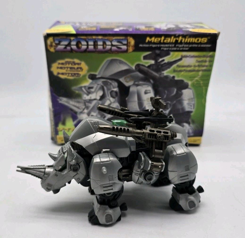 Hasbro ZOIDS - Metalrhimos - Action Fig Model Kit Built For Repair PLEAS... - £14.73 GBP
