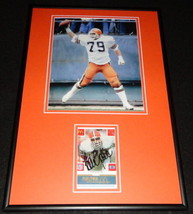 Bob Golic Signed Framed 12x18 Photo Display Browns Saved by the Bell - £55.37 GBP