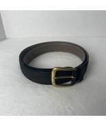 Bally Vtg Brown Leather Belt with Solid Brass Buckle Mens Size 36 Made I... - £36.79 GBP