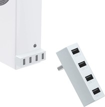 White Mcbazel 4 Ports Usb Hub 2.0 For Xbox Series S, Portable High Speed Usb Hub - £32.83 GBP