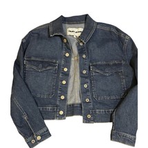 DKNY Jeans Dark Wash Button‑Front Denim Jacket Sz XS &amp; M NWT - $54.45