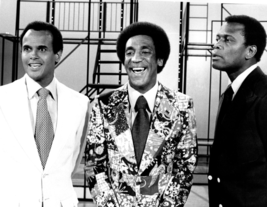 New Bill Cosby Show Press Photo Sidney Poitier Harry Belafonte CBS 1972 - $18.99