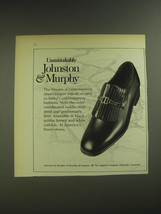 1974 Johnston &amp; Murphy Sussex Shoes Ad - Unmistakably Johnston &amp; Murphy - $18.49