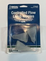 Controlled Flow Lamb Nursing Nipples Ideal Instruments 7007 3 Pack - $19.99