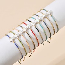 10pcs/Lots Set Wholesale Summer Bracelets for Women Pulseras Mujer Moda Delica S - £41.38 GBP