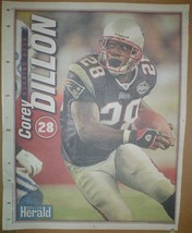 New England Patriots Corey Dillon 2005 Newspaper Poster - £3.53 GBP