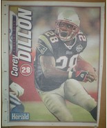 New England Patriots Corey Dillon 2005 Newspaper Poster - $4.50