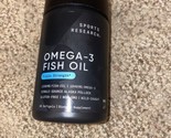 Sports Research Omega-3 Fish Oil, Triple Strength *LARGER 90 Softgels - - £22.49 GBP