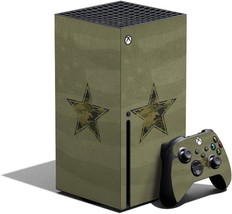 Mightyskins Skin Compatible With Xbox Series X Bundle - Army Star | Protective, - £34.29 GBP