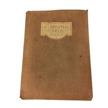 A Christmas Carol By Dickens Barse &amp; Hopkins New York Leather Bound Book... - $70.13