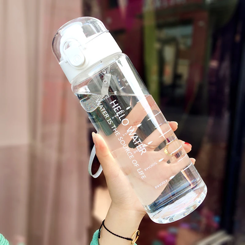 780ML  Water Bottle Portable Drinkware Transparent Cycling School Water Bottles  - $52.40