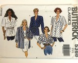 1991 BUTTERICK 5388 MS Loose-fit Shirts or Jackets PATTERN 8-10-12 Uncut - $5.89