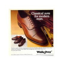 Walk-Over Shoes Print Ad Vintage 1983 80s Formal Dress 4.75”x4.75” - $9.47