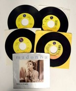 5x MADONNA 45rpm 7&quot; Single LIVE TO TELL/PLAYGROUND/HOLIDAY/EXPRESS/LIKE ... - £18.65 GBP