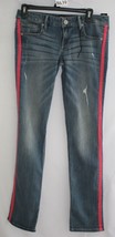 EPRESS JEANS DENIM BLUE JEANS WITH PINK ACENT SIZE 2 #8639 - £8.45 GBP