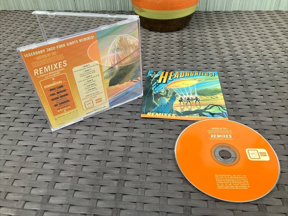 Return Of The Headhunters Remixes (Promo CD, 1998) Incognito, Future Hom... - $8.93