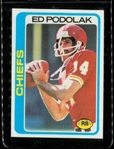 Vintage 1978 Topps Tcg Football Card #278 Ed Podolak Kansas City Chiefs - £6.61 GBP