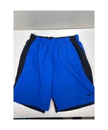 Nike Men&#39;s Athletic Shorts Blue Black Performance Dri-Fit Size Medium 8&quot;... - $372.25 MXN