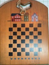 Handmade Wood Checker Set - $15.21
