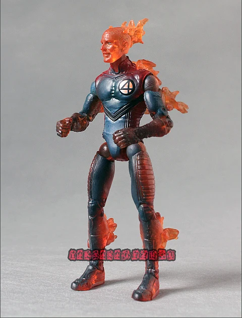 Marvel Legends Fantastic Four Movie Human Torch Blue Outfit Action Figure Toy - £16.51 GBP