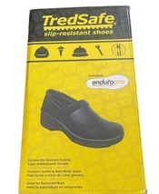 Womens Dr Scholls Tredsafe Leather Zest II Oil &amp; Slip-Resistant Shoe Clogs Sz 7 - £19.47 GBP