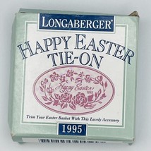 Longaberger Basket Tie-On HAPPY EASTER EGG 1995 RARE NEW in Box USA Made... - £10.47 GBP