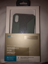 Speck Presidio Grip + Glitter Gray / Teal Phone Case For iPhone XS Max - NEW - £10.41 GBP