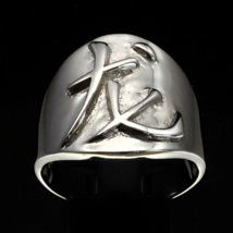 Sterling silver Zodiac ring Dragon Chinese letter symbol high polished 925 silve - £62.54 GBP