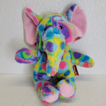 Adventure Planet Elephant Rainbow Multicolor Neon Plush Soft - £10.43 GBP