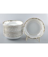 *Vintage Mikasa 9266 Fine China Venice Japan Gilded 5.5&quot; Deep Plates 12-... - €61,88 EUR