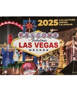 2025 13 Month Las Vegas Wall Calendar MGM Wynn Venetian Caesars Fremont Paris - $7.99