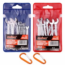 HORUSDY 20-Piece Mini Wrench Set, Small Wrench Set, Metric and SAE Mini ... - £26.61 GBP