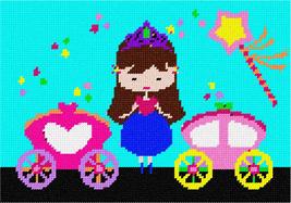 Pepita Needlepoint Canvas: The Colorful Princess, 10&quot; x 7&quot; - $50.00+