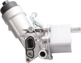 Engine Oil Cooler Filter Housing Assembly Adapter Kit with Gaskets Cap F... - $37.13
