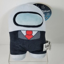 Among Us 6&quot; Baby Blue And Black Plush Toikido BNWT Suit Stuffed  - £18.64 GBP