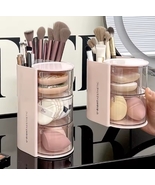 Multi-Layer Hair Accessories Storage Box Rotating Transparent Jewelry Or... - $17.77