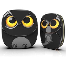 Wireless Doorbell, Cute Owl Doorbell Weatherproof Ip55 Outdoor Remote Pu... - £15.71 GBP