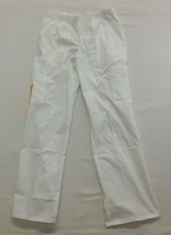 Scrub Stars Uniform Pants Women&#39;s Small White Medical Scrub Pants NEW - $7.92