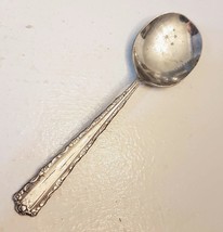 Oneida Deluxe Stainless Baby Spoon Dainty Floral Scroll Handle retired f... - $9.81
