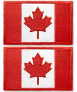 Anley Tactical Canada Flag Embroidered Patches (2 Pack) 2&quot;x 3&quot; Canadian ... - $6.92