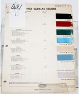 1956 Cadillac DuPont Paint Chip Set #621 - $13.14 CAD