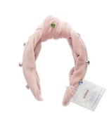 scunci Collection Fashion Velvet Turban Knotted Stud Embellished Headband - - $9.94