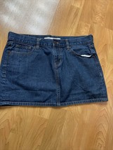 Old Navy Womens Denim Skirt Size 8 Medium Wash 5 Pocket Design Jean - £7.01 GBP