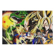 Dragon Ball Goku Vegeta Shen Ron Anime Wooden Photo Puzzle (1000 Pieces) - £29.02 GBP