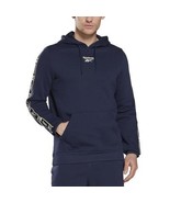 Reebok Men&#39;s Classic-Fit Fleece Identity Tape Pullover Hoodie Vector Nav... - €28,31 EUR