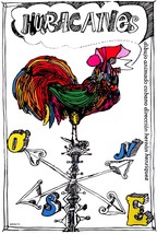 4339.Huracanes.rooster on compass.Movie.POSTER.Decoration.Fine Graphic Art - £13.36 GBP+