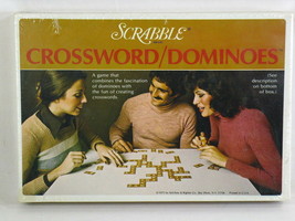 Scrabble Crossword Dominoes Board Game 1975 Selchow &amp; Righter New Sealed... - $12.87