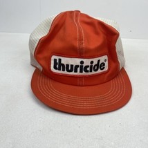 Vintage Thuricide Farm Seed AG Patch Trucker Hat Snapback - £18.64 GBP